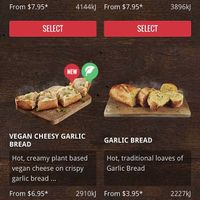 Vegan Menu at Domino's Pizza in Berwick