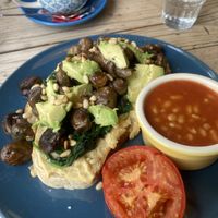 Vegan Breakfast   at Lion's Den in Haslemere