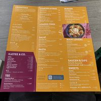 Menu  at Cafe Del Sol in Herne