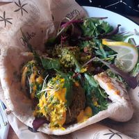 Pita falafel at Aloha in Leiden