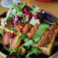 Chickwaffle at Aloha in Leiden