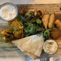 Starter ! All vegan except the vegetarian tzatiki  at Aloha in Leiden