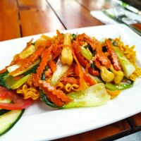 Noodles at Secret Garden in Cat Ba