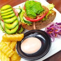 Avocado Sandwich at Secret Garden in Cat Ba