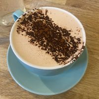 Hot chocolate  at Chapter One Coffee Shop in Edinburgh