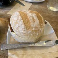 Sausage and Bacon Bap at Chapter One Coffee Shop in Edinburgh