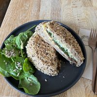 Toasted reuben sandwich 💚  at Chapter One Coffee Shop in Edinburgh