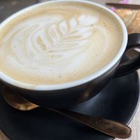 Café Latte with Caramel Syrup ☕️  at Chapter One Coffee Shop in Edinburgh