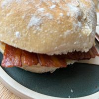 B*con breakfast cob at Chapter One Coffee Shop in Edinburgh