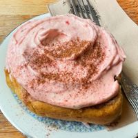 Cinnamon swirl  at Chapter One Coffee Shop in Edinburgh