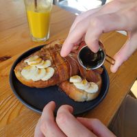 French toast at Chapter One Coffee Shop in Edinburgh