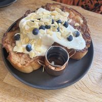 French toast  at Chapter One Coffee Shop in Edinburgh