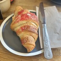Raspberry croissant   at Chapter One Coffee Shop in Edinburgh
