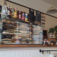 So many different sandwiches at Chapter One Coffee Shop in Edinburgh