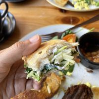 Cheese didn’t melt all the way, but still good.   at Chapter One Coffee Shop in Edinburgh