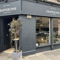   at Chapter One Coffee Shop in Edinburgh