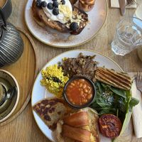 Breakfast  at Chapter One Coffee Shop in Edinburgh