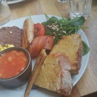 Full vegan breakfast  at Chapter One Coffee Shop in Edinburgh