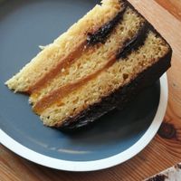 Jaffa cake  at Chapter One Coffee Shop in Edinburgh