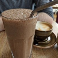 Choco chia smoothie 😋 at Chapter One Coffee Shop in Edinburgh