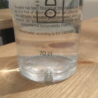 Filtered and Zero Waste Water 1€ at Odacova in Barcelona