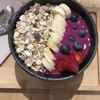 Dragon (fruit) Granola. Delicious.  at Odacova in Barcelona