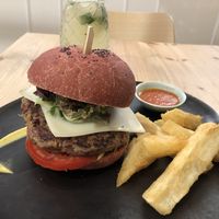 Green Burger at Odacova in Barcelona