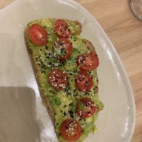 Avocado toast at Odacova in Barcelona