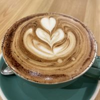 Vegan cappuccino at Odacova in Barcelona