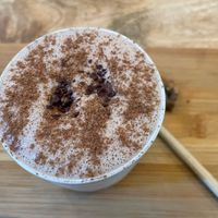 Chocolate pumpkin spice latte  at Plenty in The Hague