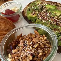 Breakfast platter  at Plenty in The Hague