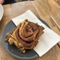 Cinnamon bun   at Plenty in The Hague