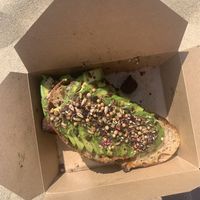 Take-away avocado sandwich   at Plenty in The Hague