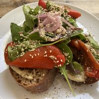 Roasted Bell Pepper Sandwich   at Plenty in The Hague