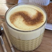 Golden latte with turmeric   at Plenty in The Hague