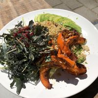 Pumpkin salad at Plenty in The Hague