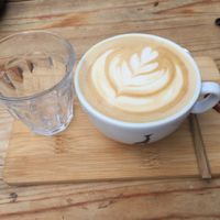 Oat latte at Plenty in The Hague