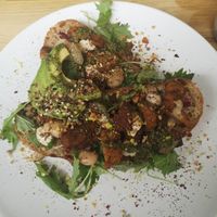 Baked tempeh at Plenty in The Hague