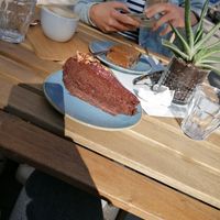 Chocolate cake at Plenty in The Hague