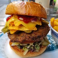 Chili Cheesebomb vegan at Burgeramt in Trier