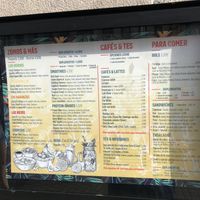 Menu  at Juice Dudes in Barcelona