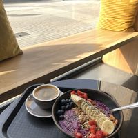 Pitaya bowl  at Juice Dudes in Barcelona
