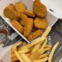 New Impossible vegan chicky nuggies! at Fatburger in Laughlin