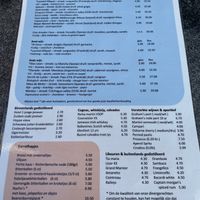 Drinks menu as it can't be found online. at Brasserie BLVD in Vlissingen