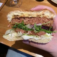 Vegan burger  at Wildwood  in Maidstone