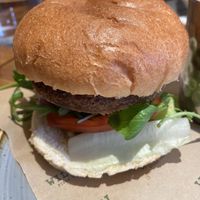 Vegan burger  at Wildwood  in Maidstone