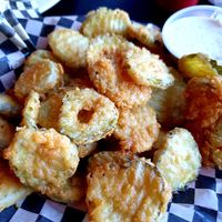 fried pickles at Mark of the Beastro in Salt Lake City