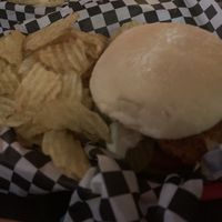 buffalo seitan sandwich  at Mark of the Beastro in Salt Lake City