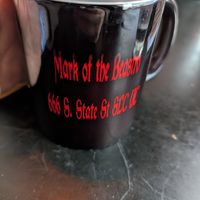 Cofffeeeeee at Mark of the Beastro in Salt Lake City