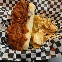 Meatball sub  at Mark of the Beastro in Salt Lake City